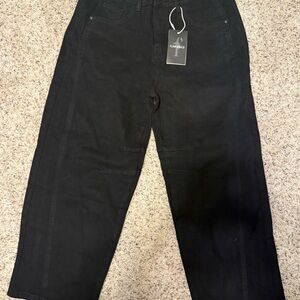 Flamingals Barrel Jeans - Black